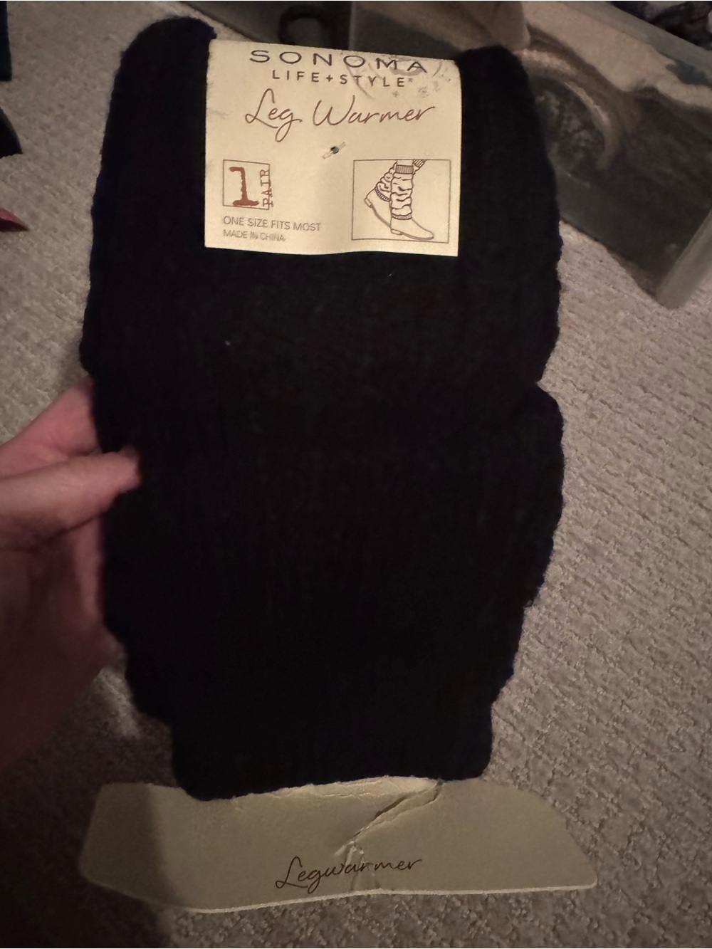 NWT women’s Black Leg Warmers